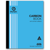 OLYMPIC CARBON BOOK 606 Duplicate 250mm x 200mm 100 Leaf