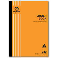 OLYMPIC CARBONLESS BOOK 740 Duplicate A4 297mm x 210mm Order 50 Leaf
