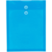 CUMBERLAND EXPANDING DOCUMENT Wallet String A4 - Blue
