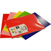RAINBOW POSTER BOARD Double Sided A4 Assorted 10 Sheets Pack