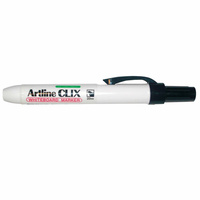 ARTLINE 573 CLIX WHITEBOARD Retractable Marker Bullet Black
