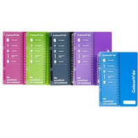 COLOURHIDE PP NOTEBOOK A5 200 Page Assorted