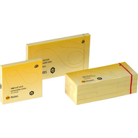 MARBIG NOTES 75mm x 75mm Yellow 1200 Sheets Pack