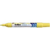 ARTLINE GLASS MARKER 4.0mm Yellow