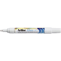 ARTLINE GLASS MARKER 4.0mm White