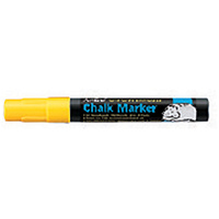 ARTLINE CHALK MARKER Wet Wipe Bullet 2mm Yellow Pack of 12