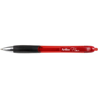 ARTLINE FLOW RETRACTABLE PEN 1.0mm Red