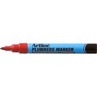 ARTLINE PLUMBERS PERMANENT Marker Red