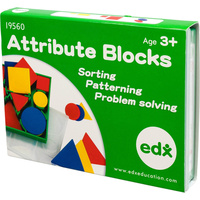 EDX EDUCATION ATTRIBUTE BLOCKS 60 pieces