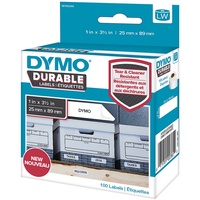 DYMO LABELWRITER LABELS Durable White Label 25mmx89mm 100 labels