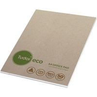 TUDOR ECO OFFICE PADS A4 50 Leaf 7mm Ruled 100% Recycled