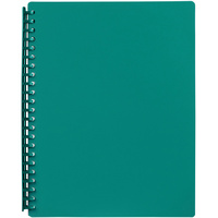 MARBIG REFILLABLE DISPLAY BOOK A4 20 Pocket Green