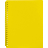 MARBIG REFILLABLE DISPLAY BOOK A4 20 Pocket Yellow