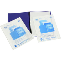 MARBIG REFILLABLE DISPLAY BOOK Refills A4 Clear Pack of 10