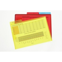 MARBIG LETTER FILE A4 With Secure Flap Assorted Pack of 3