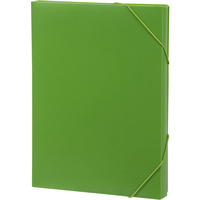 MARBIG DOCUMENT BOX A4 Strap Lime