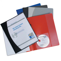 MARBIG PREMIER FLAT FILE Insert A4 Clear Front Grey
