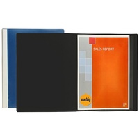 MARBIG CLEARVIEW DISPLAY BOOK A4 24 Pocket Black