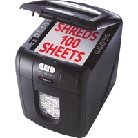 REXEL STACK&SHRED SHREDDER AUTO+100X Cross Cut 27 Litre 100 Sheet Capacity