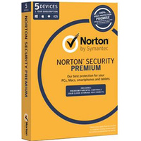 NORTON PREMIUM SECURITY 5 Device 1 year multi-device PC,MAC,IOS,smartphones&tablets