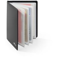 DURABLE CREDIT CARD WALLET RFID SECURE Charcoal