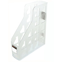 METRO 3462 MAGAZINE RACK Snow/ Crystal