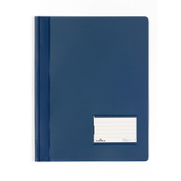 DURABLE FLAT FILE A4 Extra Wide Premium Dark Blue Translucent