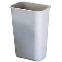 JASTEK WASTE PAPER BIN Rectangular 39Litres Grey