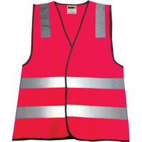 ZIONS 2801P SAFETY VEST Night Only Pink
