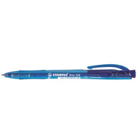 STABILO BALLPOINT PEN Liner 308 Retractable Medium Blue