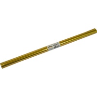 RAINBOW DECORATIVE FOIL ROLL 85gsm Single Sided 500mm x 2m Gold