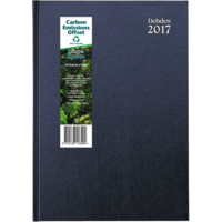 DEBDEN KYOTO DIARY Recycled A4 Day To Page Black