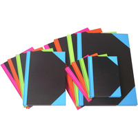 CUMBERLAND NOTEBOOK A6 192 Page Bright Assorted