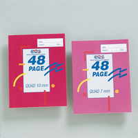 SOVEREIGN QUAD BOOK 7MM 225mm x 175mm Squares 48 Page