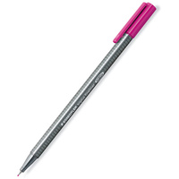 STAEDTLER FINELINER 334 Triplus 0.3mm Red Violet Pack of 10