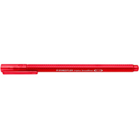 STAEDTLER TRIPLUS¬Æ BROADLINER Pen Red Box of 10