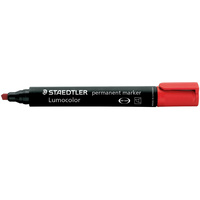 STAEDTLER PERMANENT MARKER 350 Chisel Red
