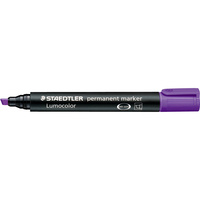 STAEDTLER PERMANENT MARKER 350 Chisel Violet Box of 10
