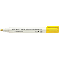 STAEDTLER WHITEBOARD MARKER 351 Bullet Yellow Box 10