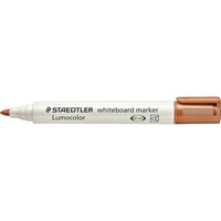 STAEDTLER WHITEBOARD MARKER 351 Bullet Brown Box 10