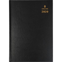 COLLINS STERLING DIARY Week To View A5 Black