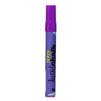 Texta Liquid Chalk Marker Dry Wipe Bullet 4.5mm Nib Prpl