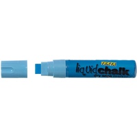 Texta Jumbo Liquid Chalk Dry Wipe Chisel 15mm Nib Blue
