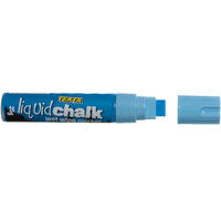 TEXTA JUMBO LIQUID CHALK Wet Wipe Chisel 15mm Nib Blue