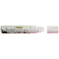 TEXTA JUMBO LIQUID CHALK Wet Wipe Chisel 15mm Nib White