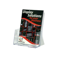 DEFLECT-O BROCHURE HOLDERS A4 Extra Cap.Free Standing