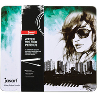 Jasart Water Colour Pencil Design Pack of 24