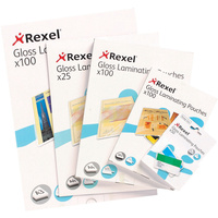 REXEL LAMINATING POUCHES A3 2x75 Micron Pack of 100