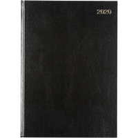 CUMBERLAND PROMOTIONAL DIARY Day To Page Casebound A4 Black