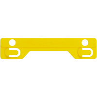 AVERY TUBECLIP COMPRESSOR BAR Yellow Pack of 25